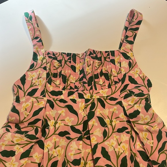 Agua by AguaBendita Hortensia Rosa Poplin Midi Dress - S - Picture 3 of 11